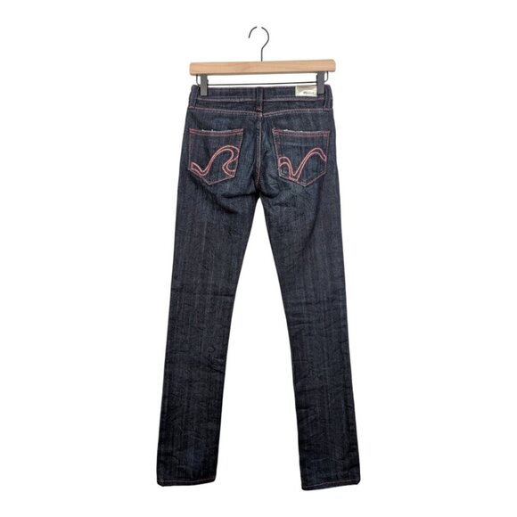 Rivet De Cru Embellished Skinny Jeans, Size 25 - Picture 2 of 10